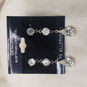 Australian Crystal drop earrings.